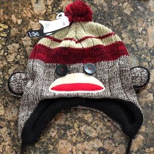 Sock Monkey Hat Brand new with tags